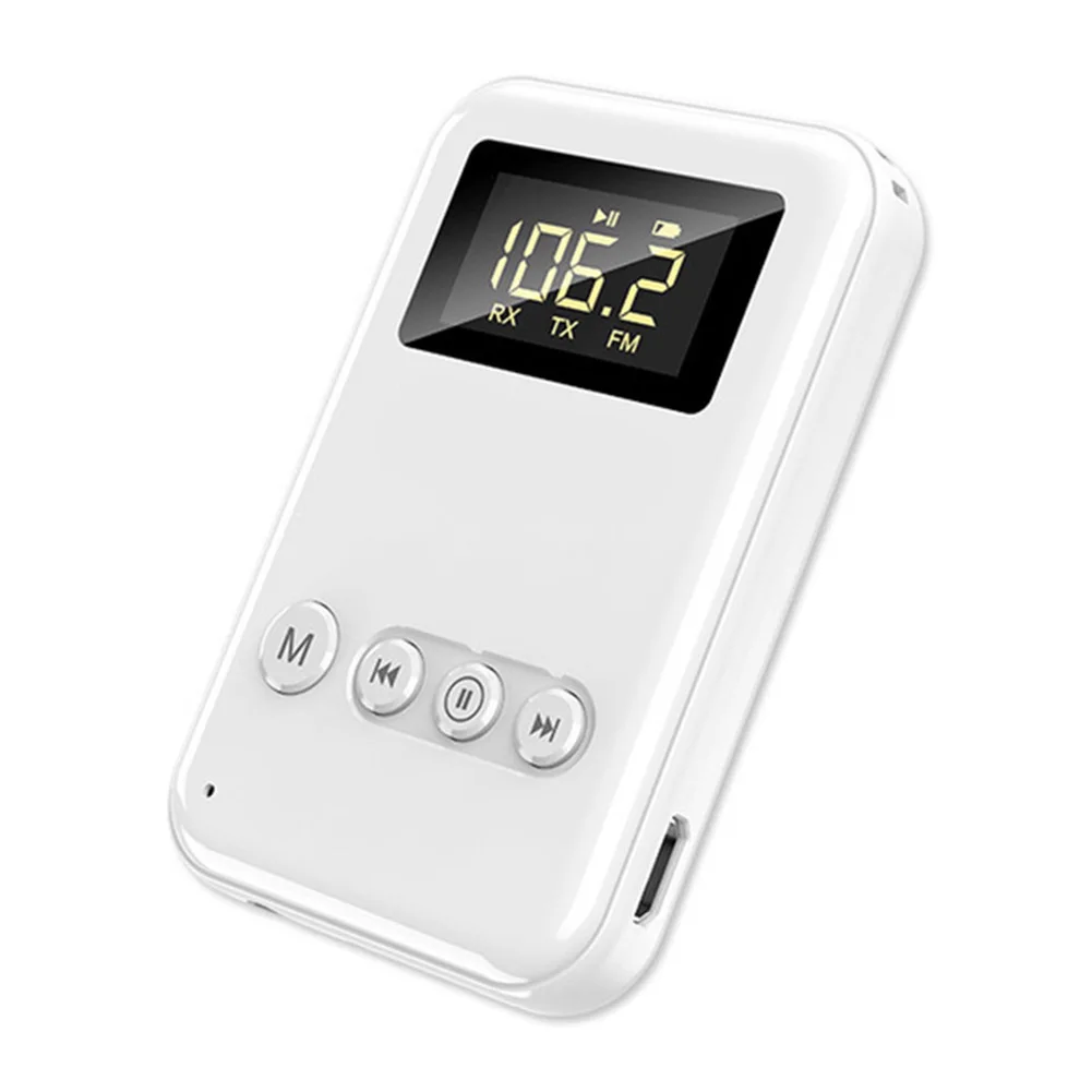 

Цифровой автомобильный музыкальный mp3-плеер 4 в 1 со светодиодной подсветкой, гарнитура громкой связи, Bluetooth, 5,0, FM-передатчик, приемник для ко...