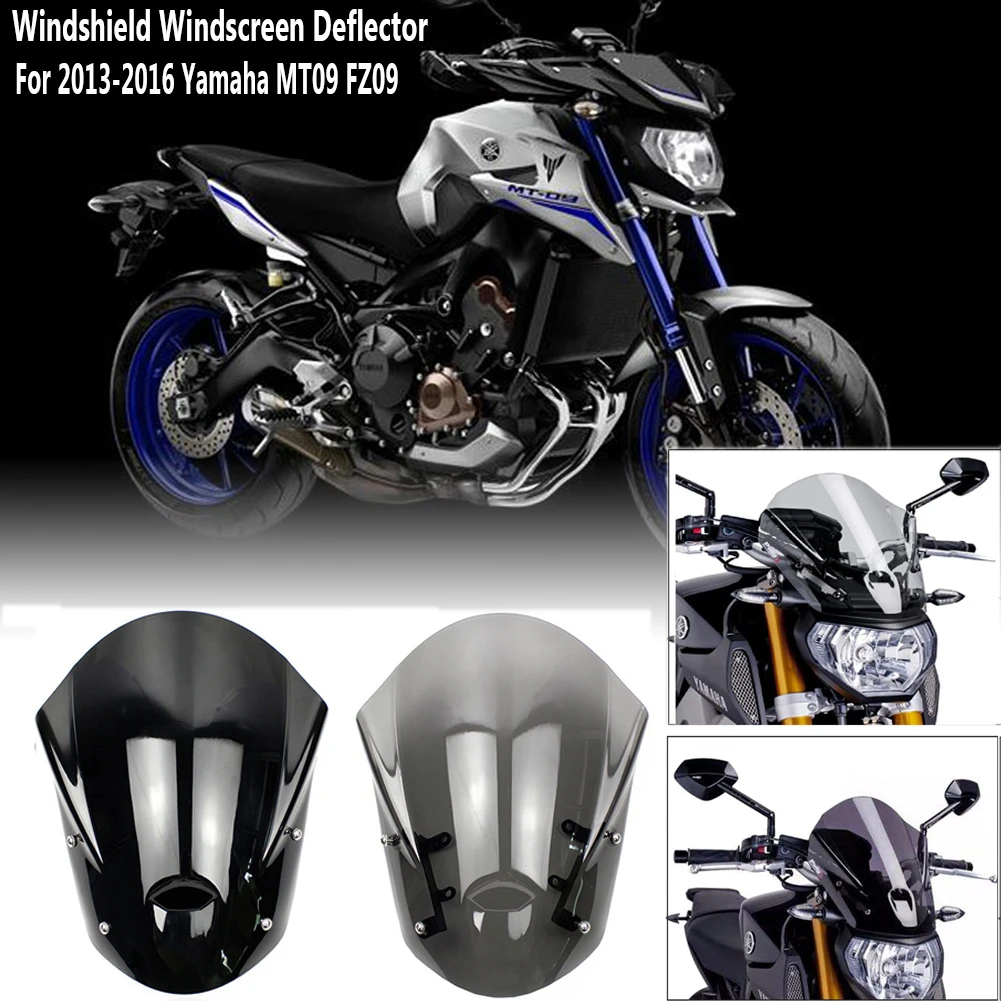 Для мотоцикла YAMAHA MT09 FZ09 ветровое стекло ветрового стекла перегородка 2013 2016