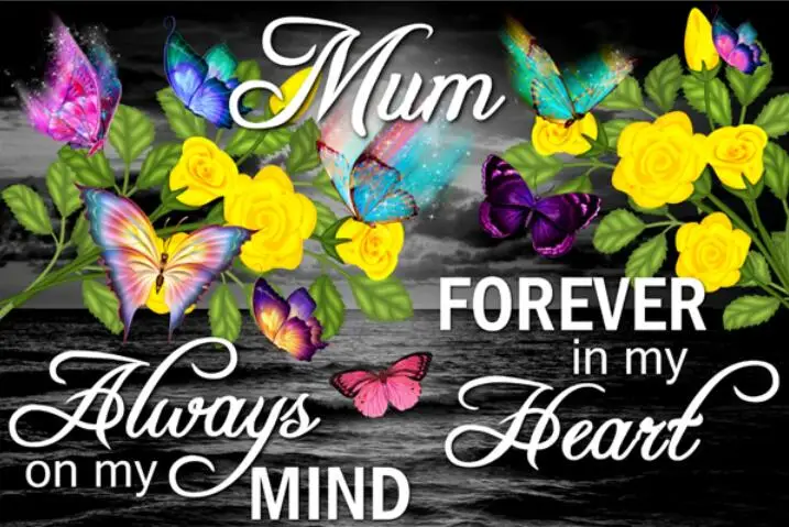 

5D Diamond Art Painting Flower Butterfly English Diamond Embroidery Cross Stitch Kit Painting Mosaic DIY Home Decoration Gift