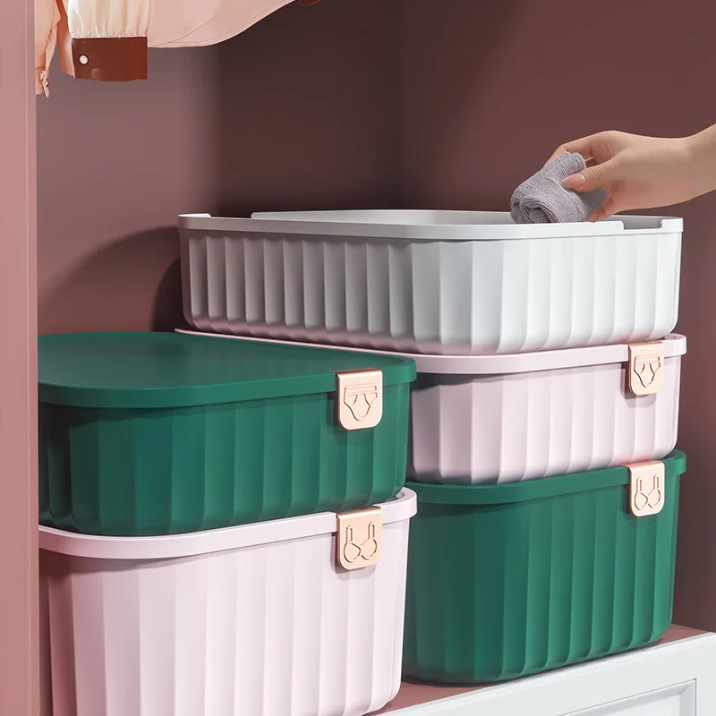 Creative Underwear Storage Box Wardrobe Household Three-in-one Finishing Aeparation Socks Organizer | Дом и сад