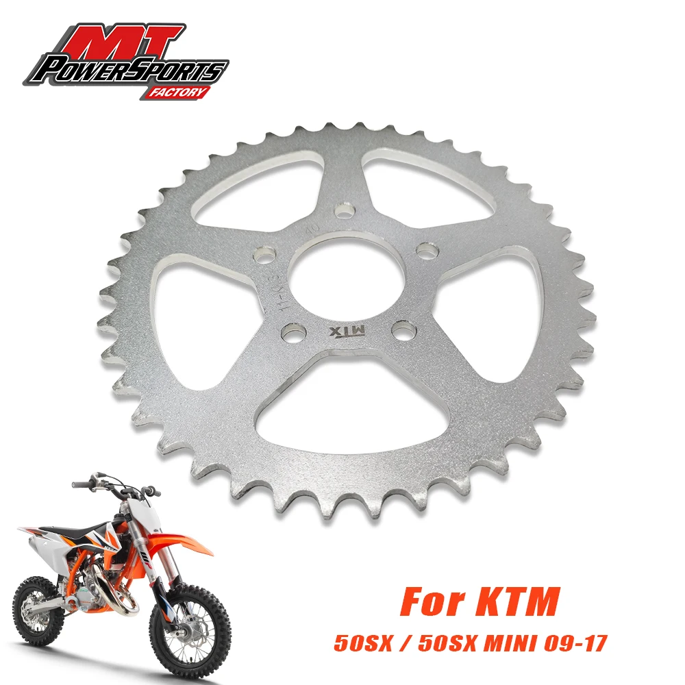 

For KTM Off Road 50SX 50SX MINI 2009-2017 Rear Sprockets Motorcycle Chain Sprocket Dirt Pit Bike Motorcycle Accessories