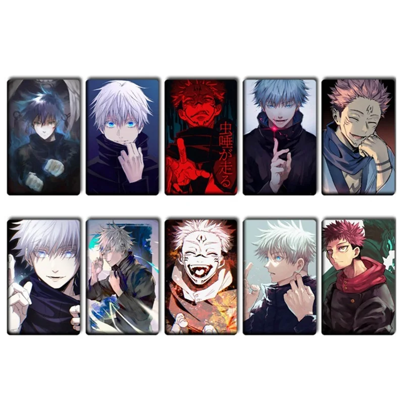 10 шт./компл. аниме фигурки ююютсу кайсена наклейки для косплея подходят