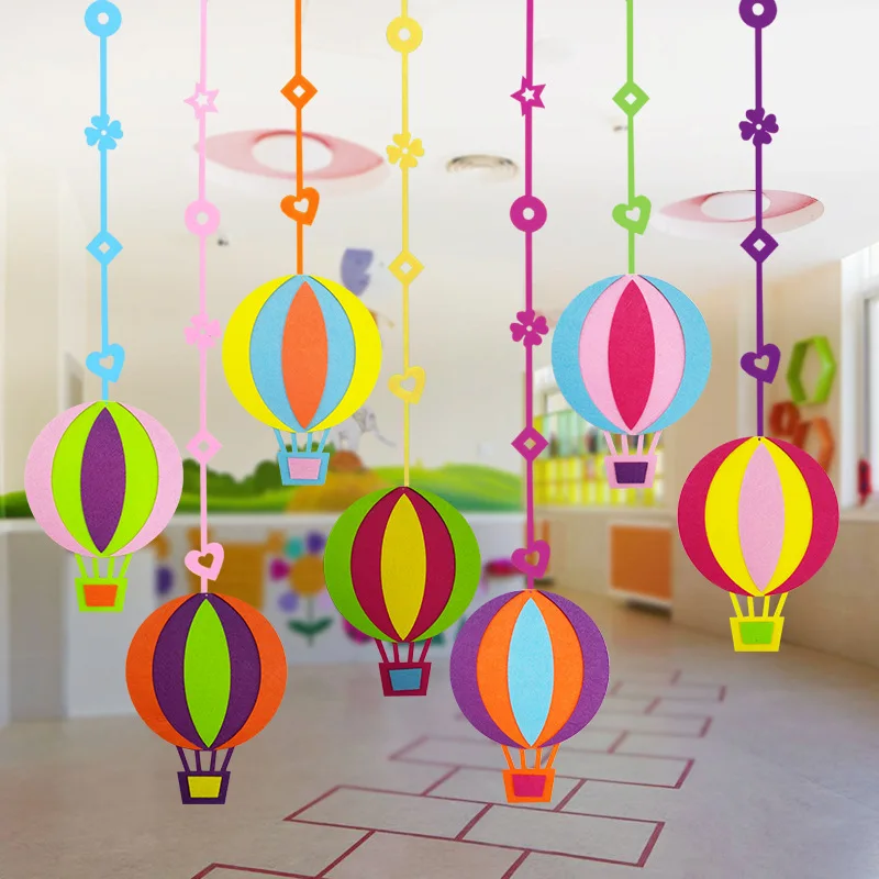 7 шт./компл. Подвески Мультфильм автомобиль горячий воздушный шар форма висячие