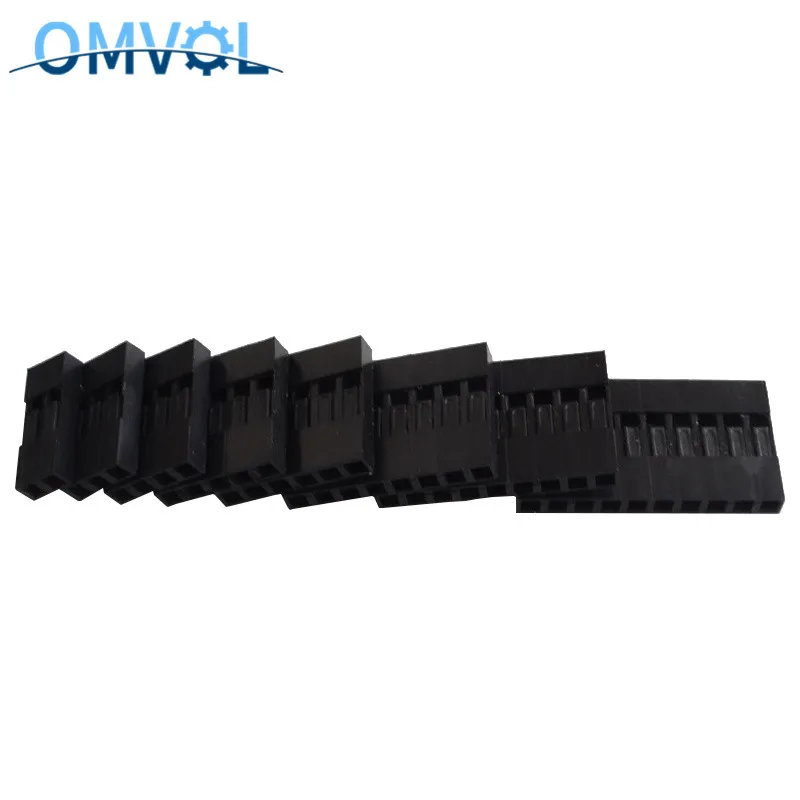 100 шт. 12345678910P для Dupont Jumper Wire Cable Housing гнездовой контактный разъем шаг 2 54
