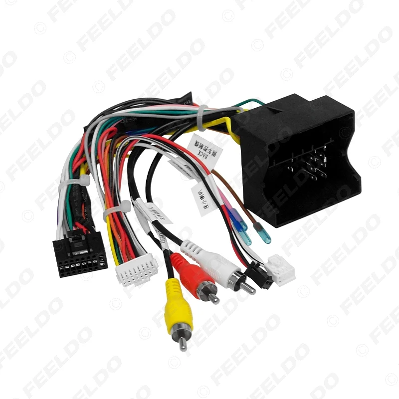 Автомобильный 16 контактный аудио жгут проводов FEELDO с коробкой Canbus для MG ZS/HS/GS MG6