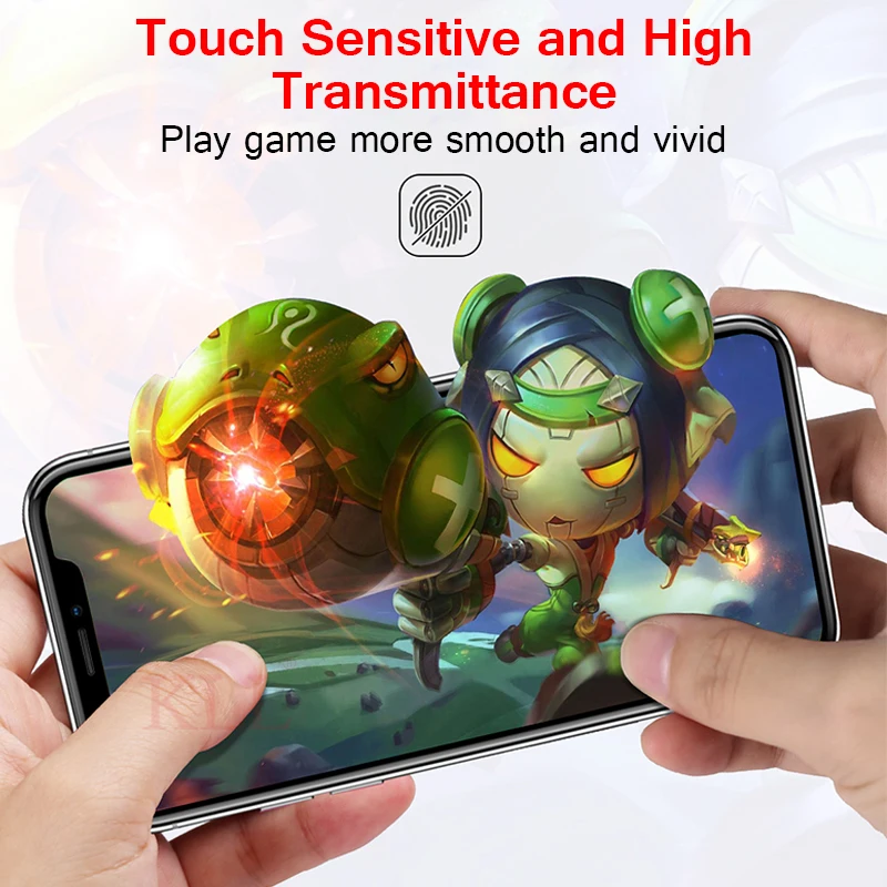 6D изогнутый край Полное покрытие из закаленного стекла для iPhone 11 Pro Max X XS MAX XR Защитная пленка для экрана для iPhone 6 6s 7 8 Plus стекло