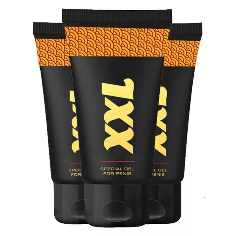 Оригинальный Золотой увеличитель XXL гель Секс большой член рост утолщение