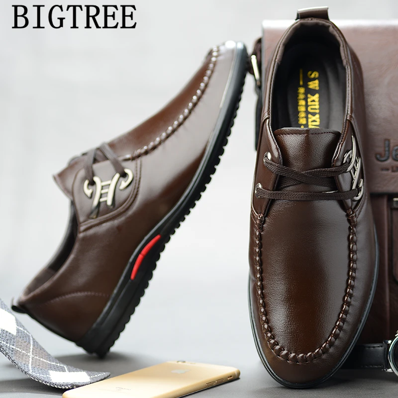 Дизайнерская мужская обувь высокого качества Повседневная Мужская кожаные