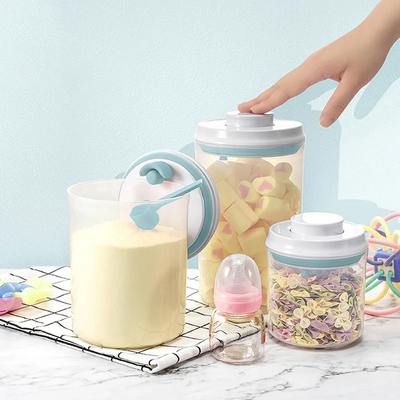 2000 мл герметичный контейнер для сухого молока со скребком диспенсер без