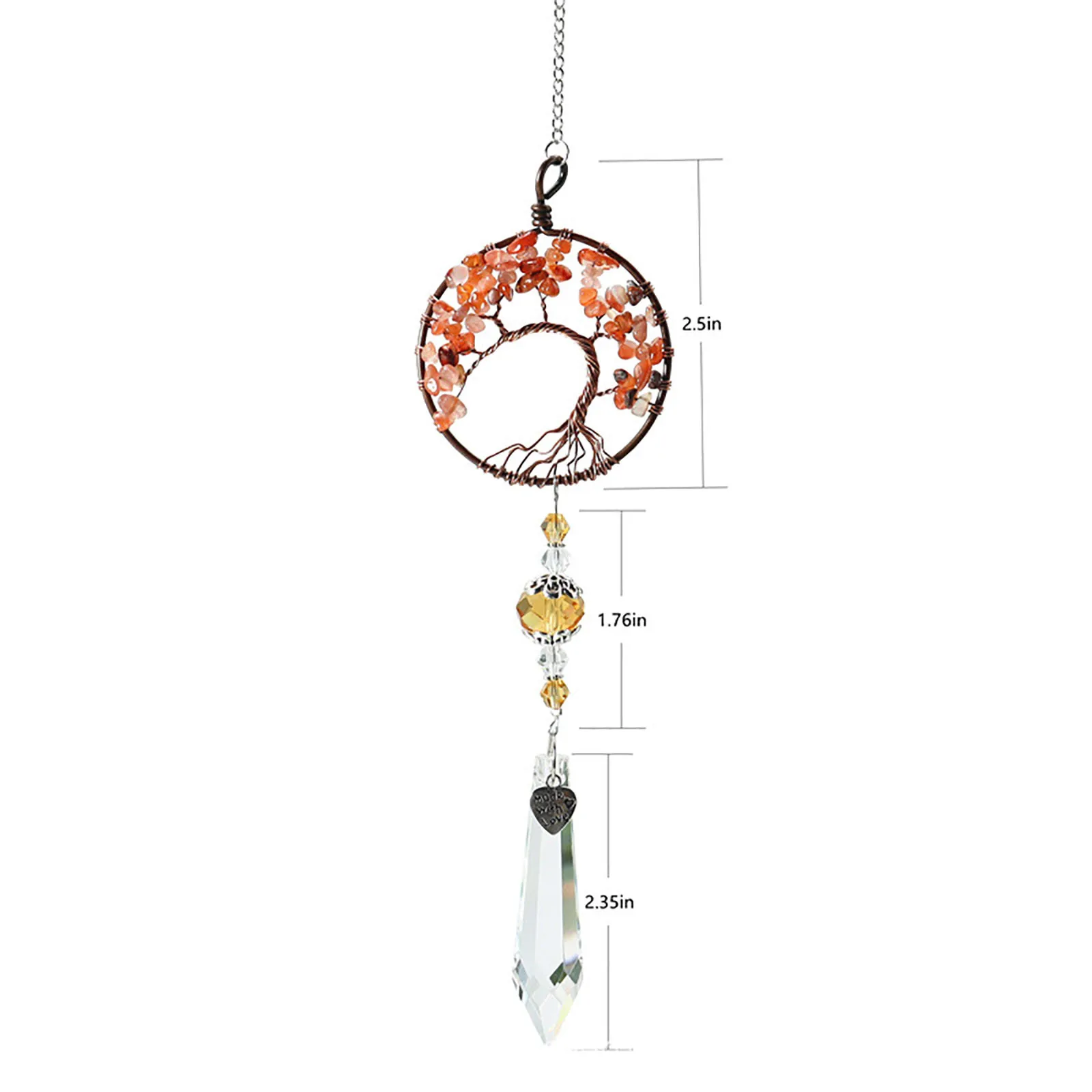 

Pendant Hanging Ornament Suncatcher Colorful Hanging Decor Ourdoor Rainbow Outdoor Wind Chimes Ornaments