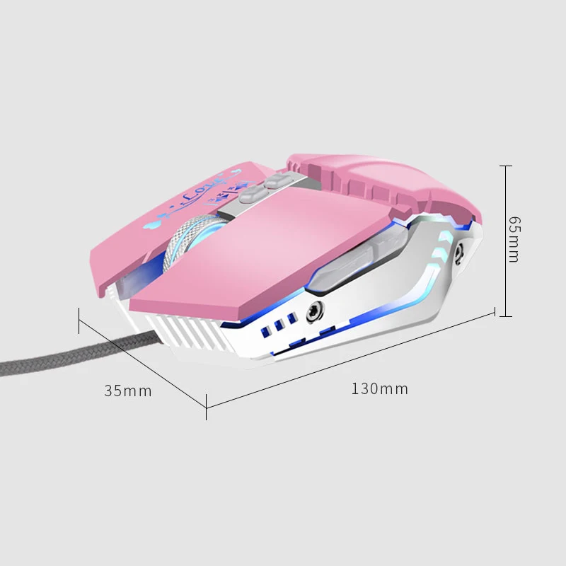 

Ergonomic Wired Gaming Mouse 7 Button LED 3200DPI USB RGB Computer Mouse with Backlight for PC Laptop DQ-Drop