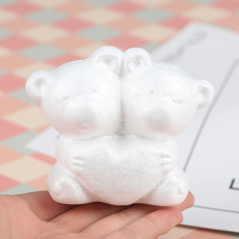 1 моделирование пенополистирол медведь белые шары для поделок DIY рождественской