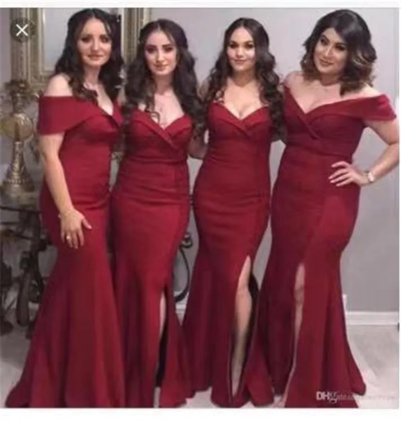 Сексуальное платье с v-образным вырезом винно-красного цвета повседневные