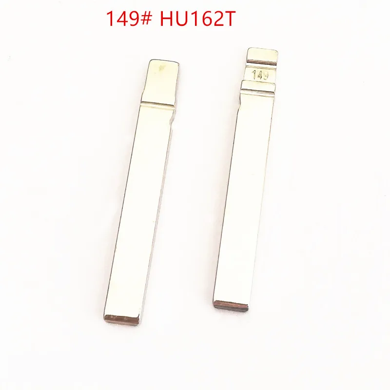 10 шт. необработанное лезвие 149 # HU162T флип-лезвие автомобильного ключа для VW MQB KD Metal