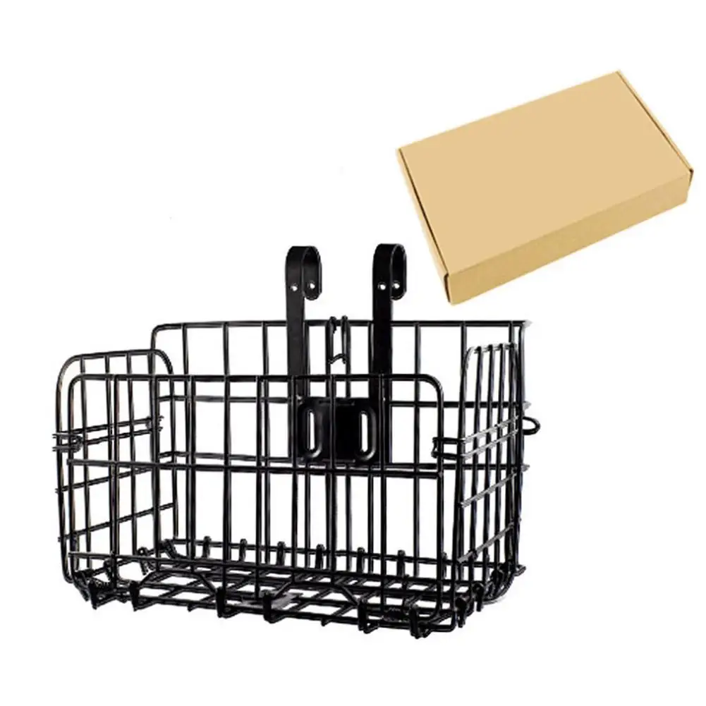 Складная металлическая проволочная корзина Передняя сумка задняя подвеска