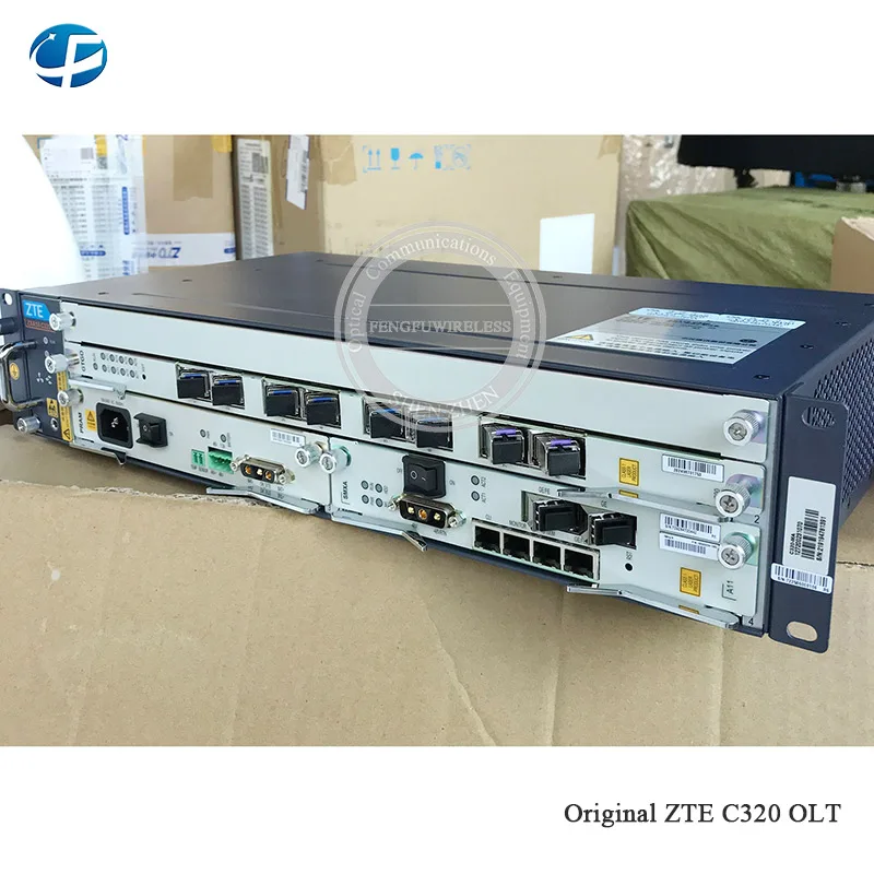 ZTE 8PON 10GE GPON OLT C320 SMXA/3 карты PRAM 8 портов GTGO C + плата питания переменного и постоянного