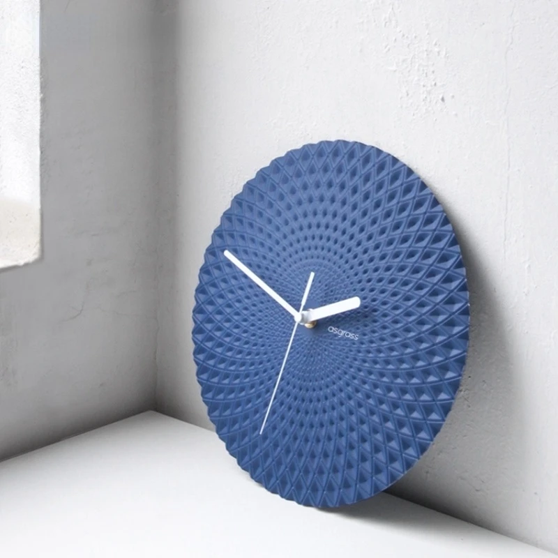 

Blue Wall Clock Modern Design Classic Silent Art Wall Clock Living Room Simple Decoration Reloj De Pared Home Decoration BG50CW