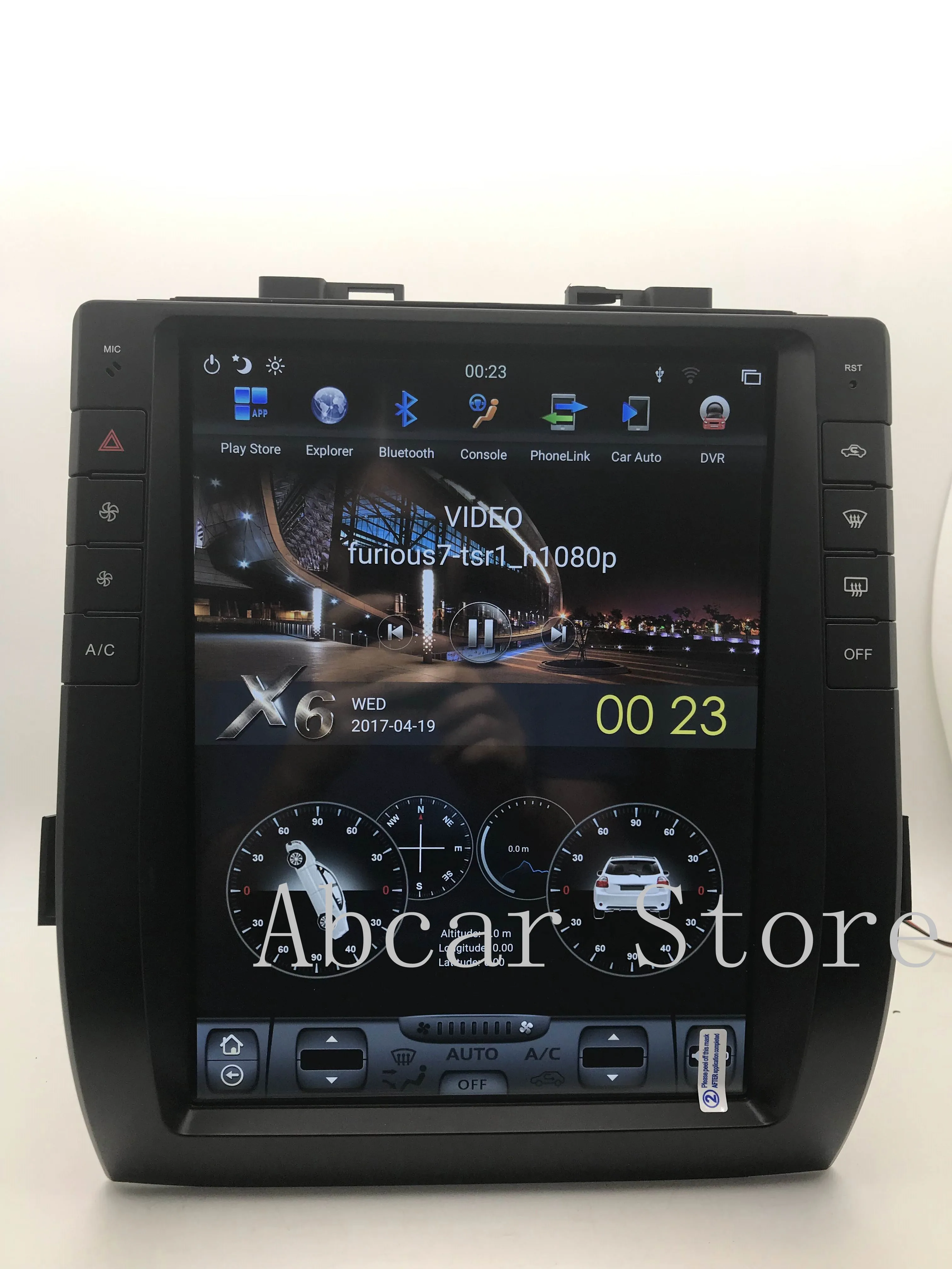 13 дюймов Tesla стиль Android 8,1 автомобильный dvd-плеер gps навигация радио авто px6 для Toyota alphard Vellfire 30 серии