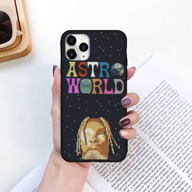 

Astroworld famous rapper Phone Case for iPhone 11 12 pro XS MAX 8 7 6 6S Plus X 5S SE 2020 XR Luxury brand shell funda coque