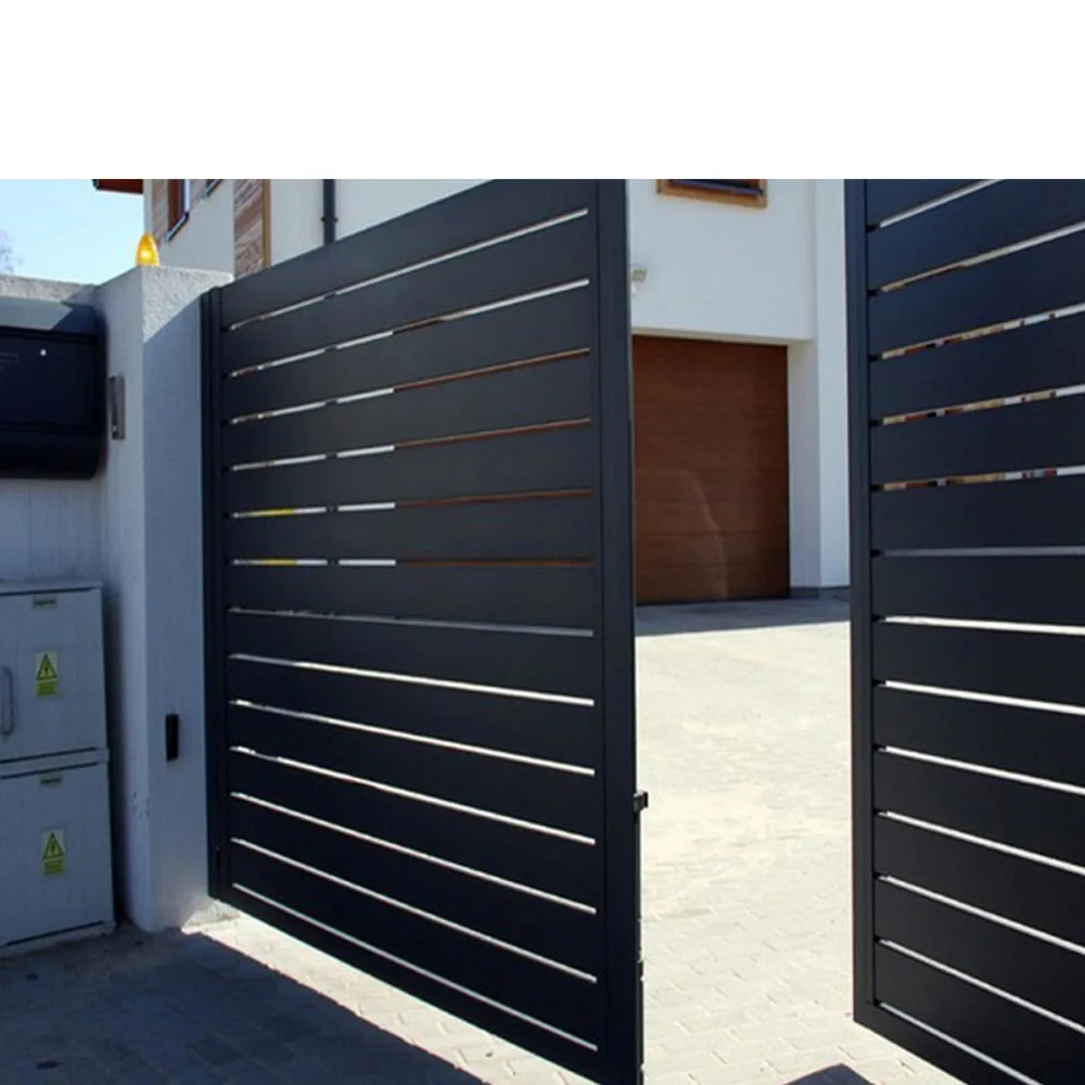 

New Saving Solar Powered Swing Gate Opener Operator kit DC24V Support Solar System Door Opener Automatic Gate Motor C05