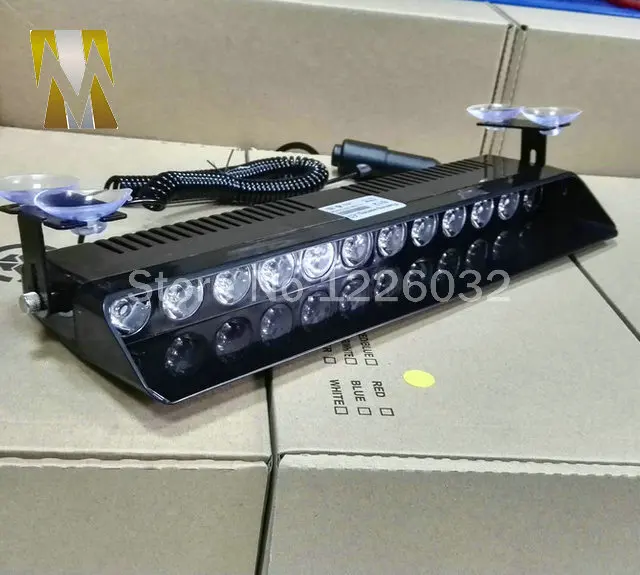 СВЕТОДИОДНЫЕ сигнальные мигающие огни на лобовое стекло 24 Вт 12 дюймов |