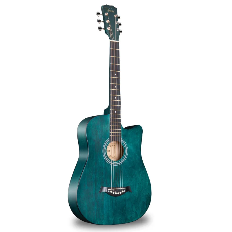

38 Inch Folk Guitar Beginner Musical Vintage Acoustic Guitar Travel Classic Portable Music Guitarra Eletrica Instrument HX50JT