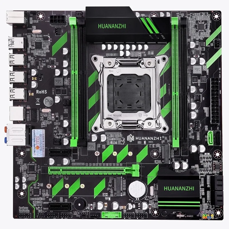 

New HUNNANZHI X79-ZD3 X79 M-ATX USB3.0 SATA3 NVME SSD M.2 64G Four Channels Support REG ECC Memory and Xeon E5 CPU LGA 2011