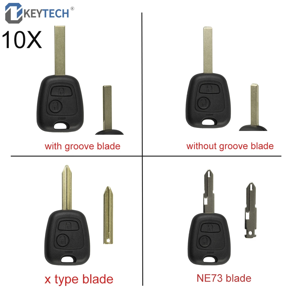 OkeyTech 10 шт./лот пульт дистанционного управления автомобильный Корпус ключа для