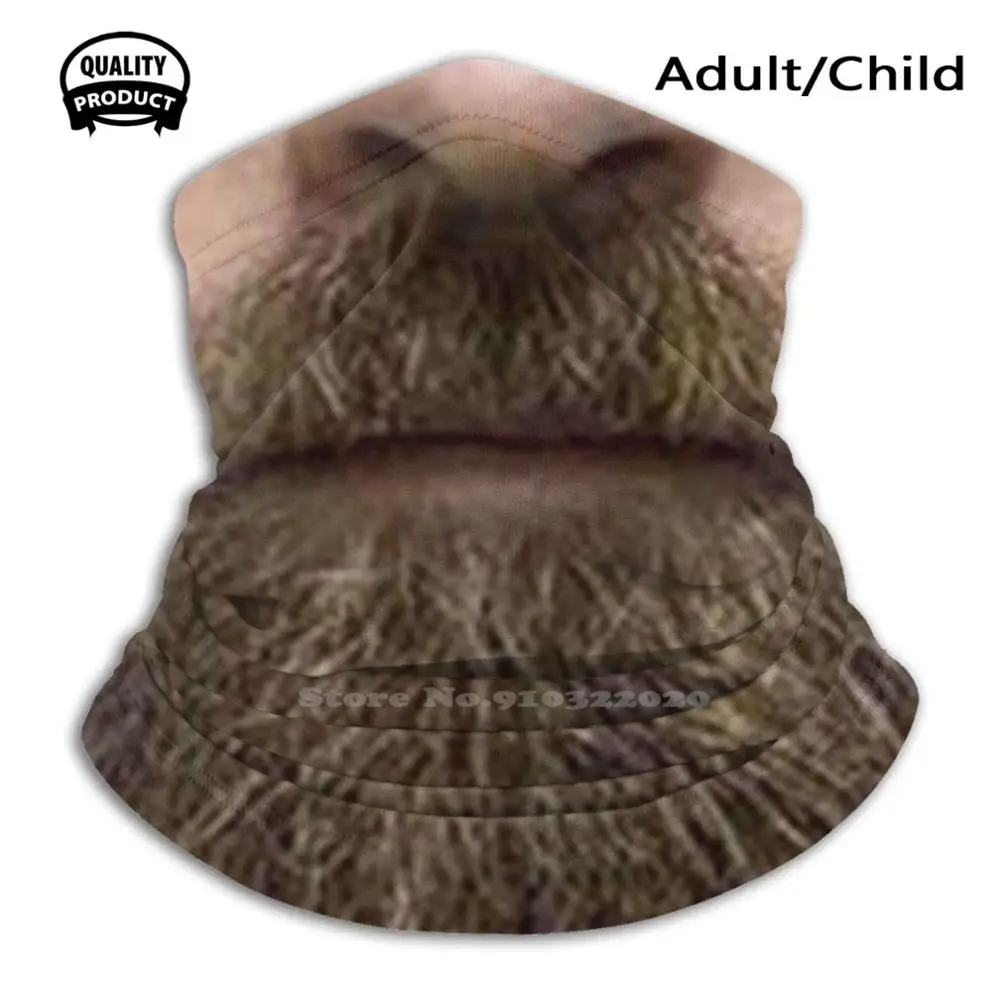 

Man With Moustache Fun Face Mask Gift Cycling Hunting Hiking Camping Mouth Mask Coverings Washable Fun Design Fathers Day Dad