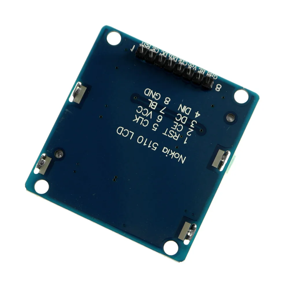 10 шт./лот KJ208 новый модуль белая подсветка 84*48 84x84 ЖК адаптер PCB для Nokia 5110 Arduino|pcb