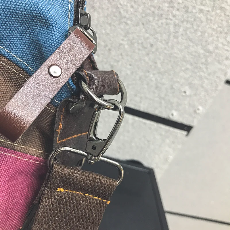 Радужная Холщовая Сумка в полоску модная женская сумка хозяйственная | Багаж и