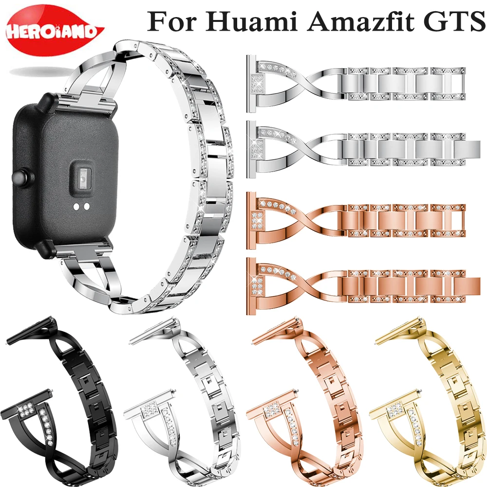

Сменный ремешок 20 мм в спортивном стиле для Xiaomi Huami Amazfit GTS, Модный классический ремешок для часов Huami Amazfit GTS
