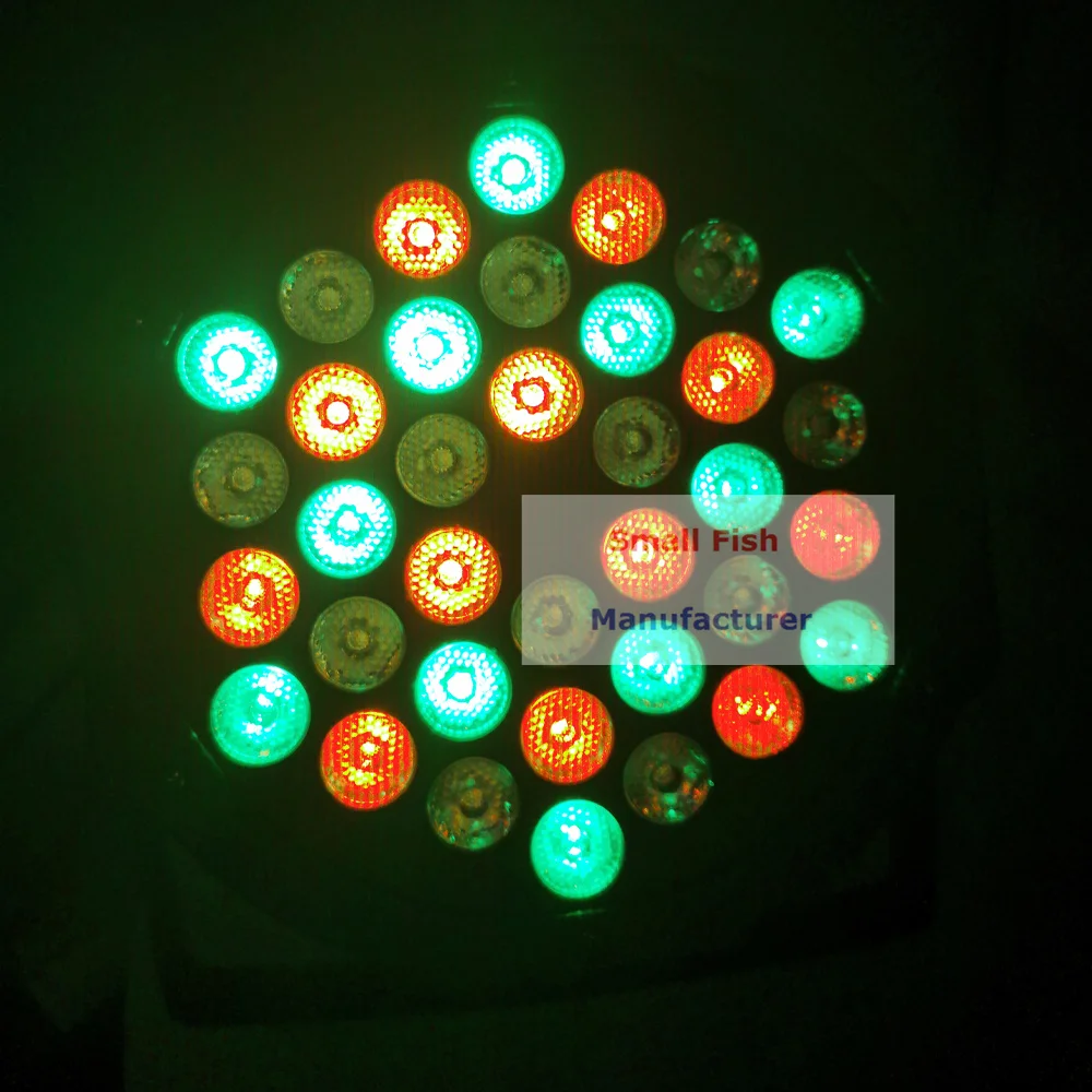 1 шт. 36X 3W плоский светодиодный светильник RGB светодиодный светильник DMX512 сценический светильник ing Luces Discoteca лазерный луч Luz De проектор Lumiere