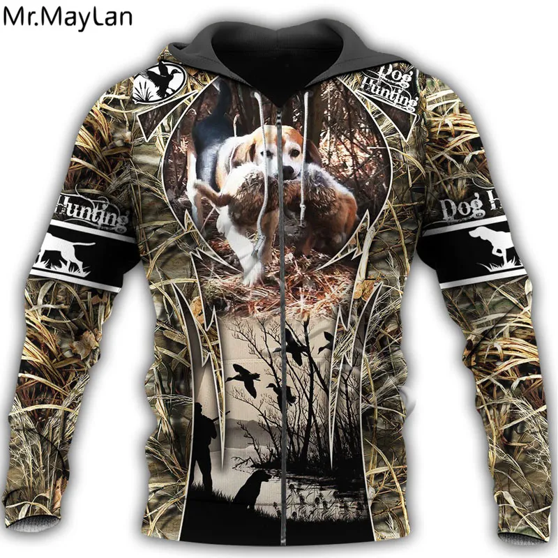 

Hipster Dog Hunting Printed 3D Jacket Men's Anime Hoodies Men/Women Unisex Sweatshirt Country Boys/Girls Streetwear Outfits