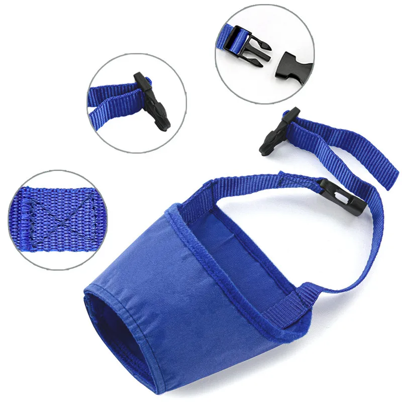 

Fashion Adjustable Dog Muzzle Small Large Dog Mouth Muzzle Anti Bark Bite Comfortable Anti-Bite Cover for Pet Dogs Supplies