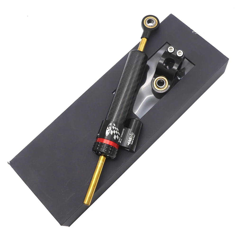 

Регулируемый мотоциклетный линейный реверсивный рулевой демпфер с ЧПУ и кронштейном для Kawasaki ZX6R ZX 6R ZX-6R 2009-2025