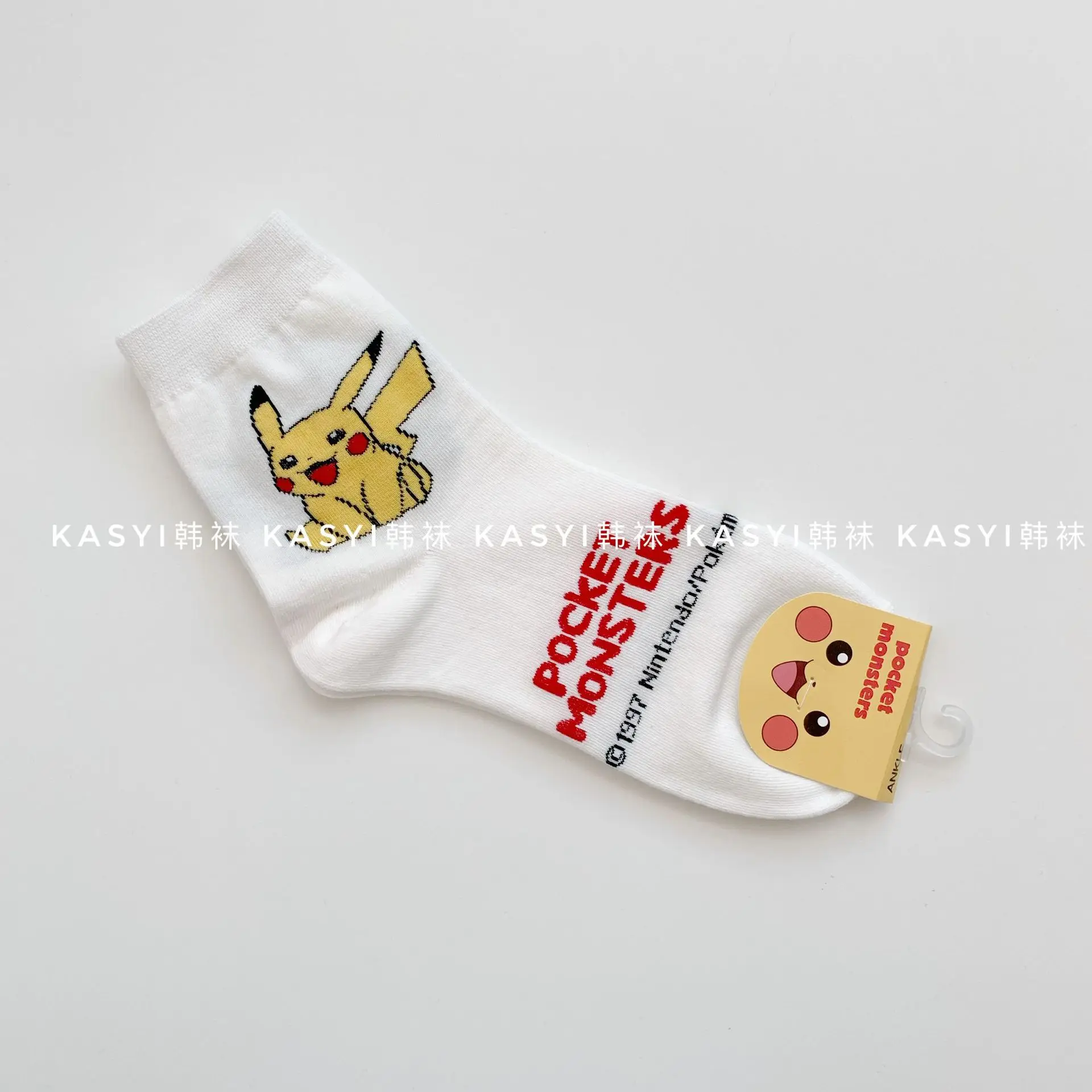 1 Pikachu Аниме Покемон печати носки Бульбазавр, чармандер Сквиртл Пикачу Snorlax женские хлопковые носки милый забавный мультфильм японский harajuku - Цвет: 1 Pikachu