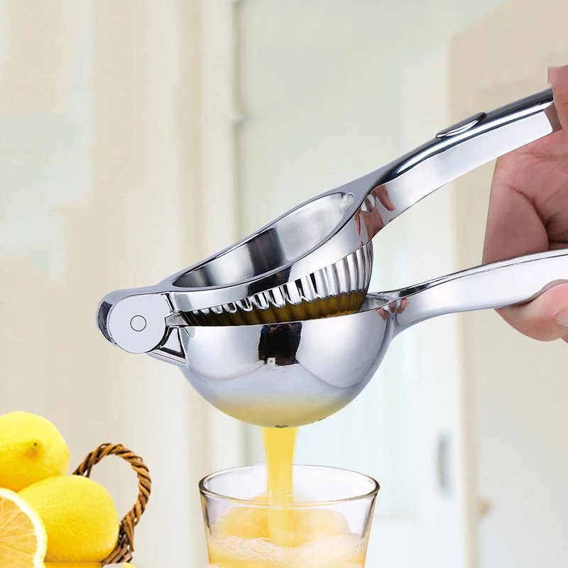 Кухонные принадлежности большой лимонный зажим фруктовый цинковый сплав ручная