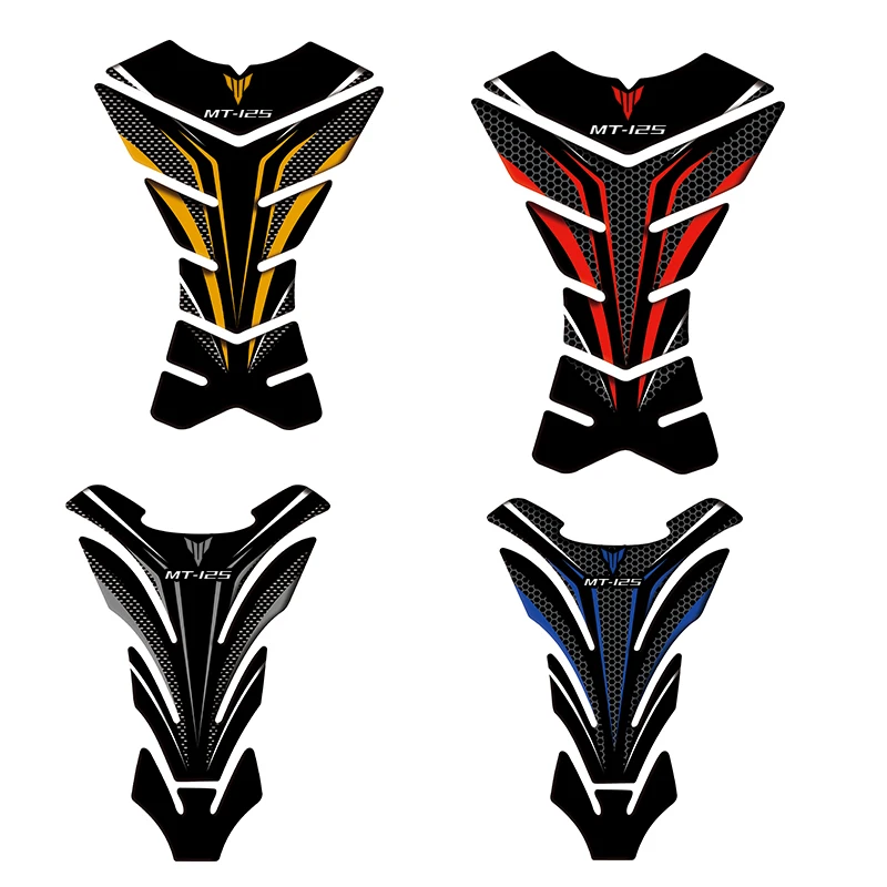 3D Motorcycle Tank Pad Protector Case for Yamaha MT125 MT-125 Decal Stickers | Автомобили и мотоциклы