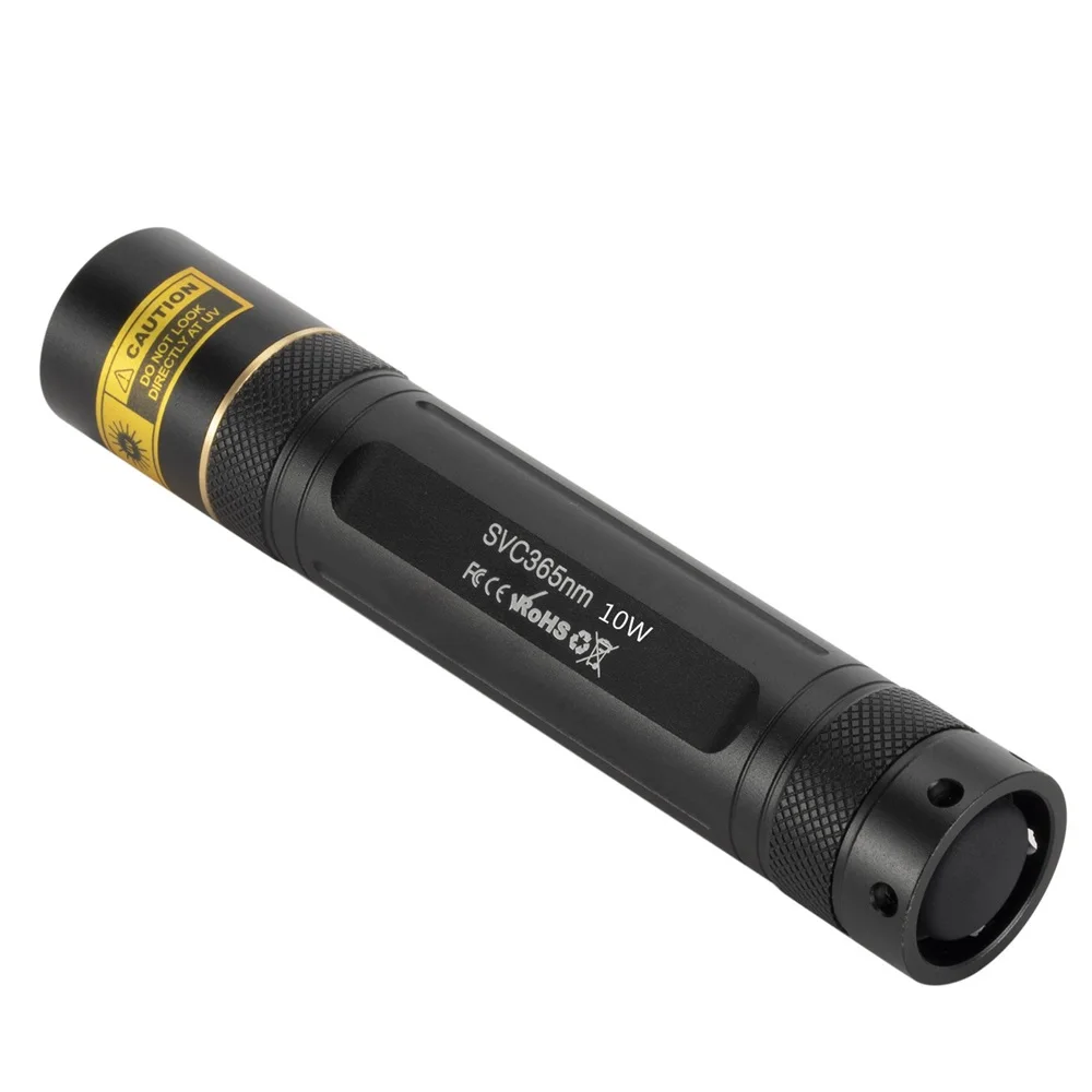 AloneFire SV003 10 Вт высокой мощности Мощность led УФ фонарик светильник 18650 UV фонарь