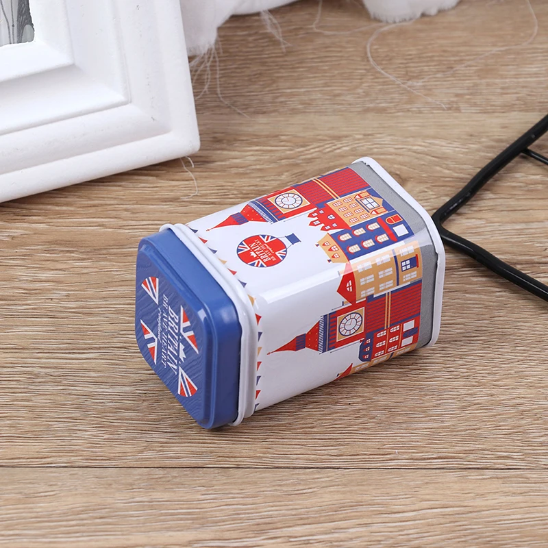 1 шт. винтажная Красивая цветная Сакура Цветочная пасторальная железная коробка