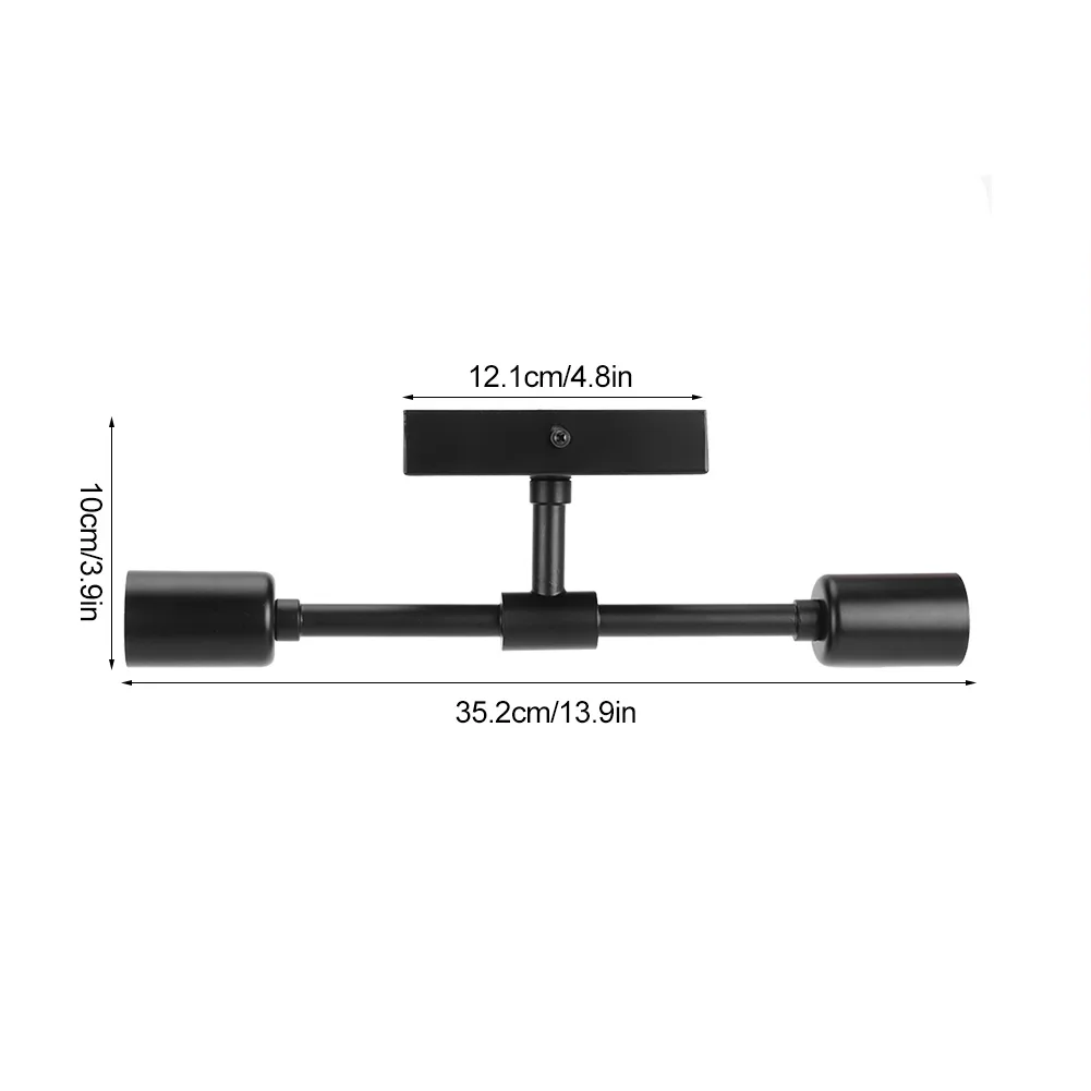 

E26 Double Heads Wall Light Retro Sconce Light for Hallway Kitchen Bathroom AC 85240V