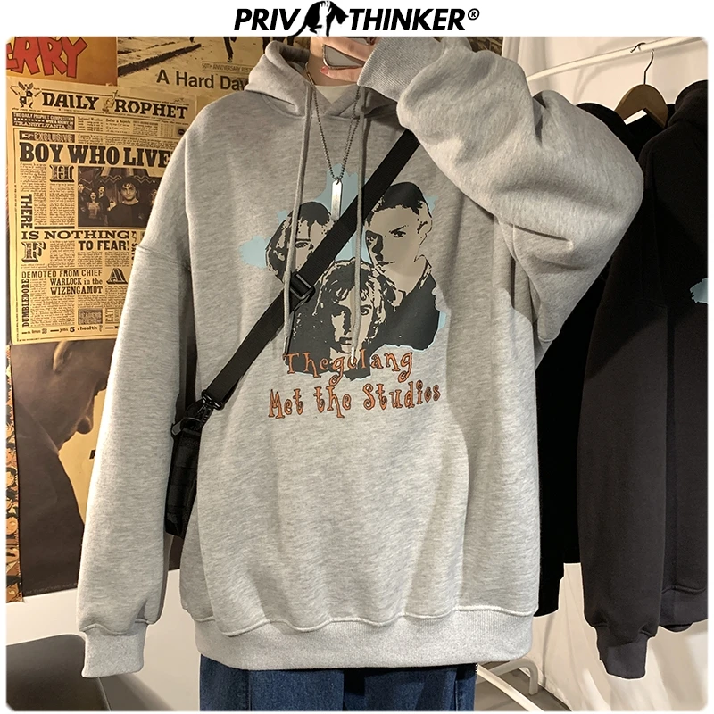 Privathinke/Осенняя Женская утолщенная винтажная Толстовка в уличном стиле для