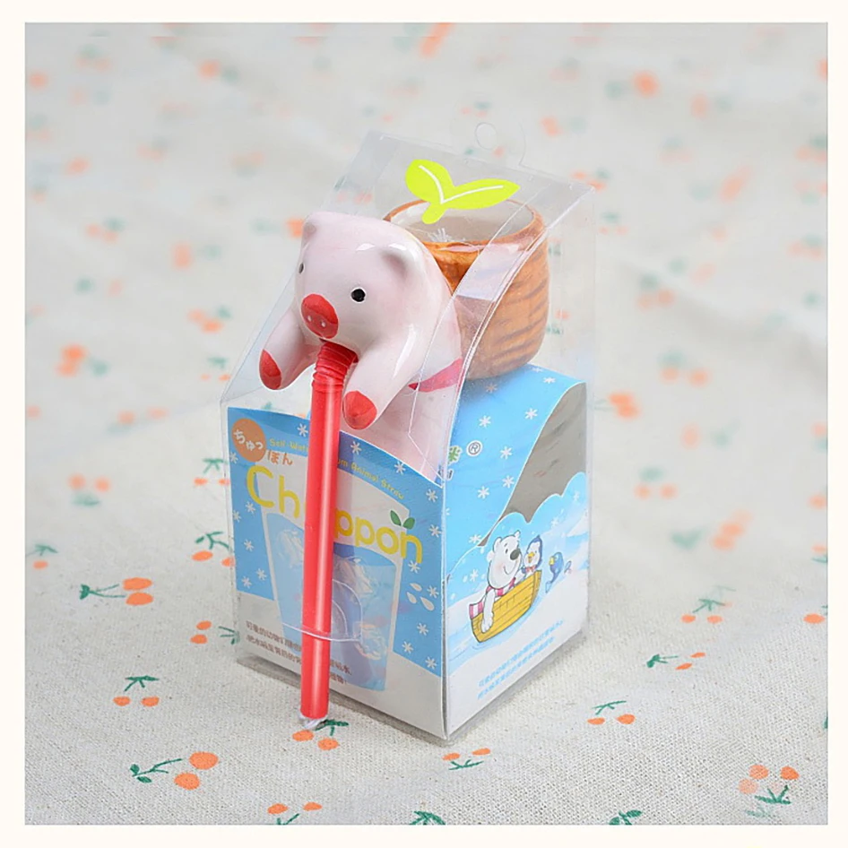 Креативный самополив цветочный горшок водопоглощение бонсай милые животные