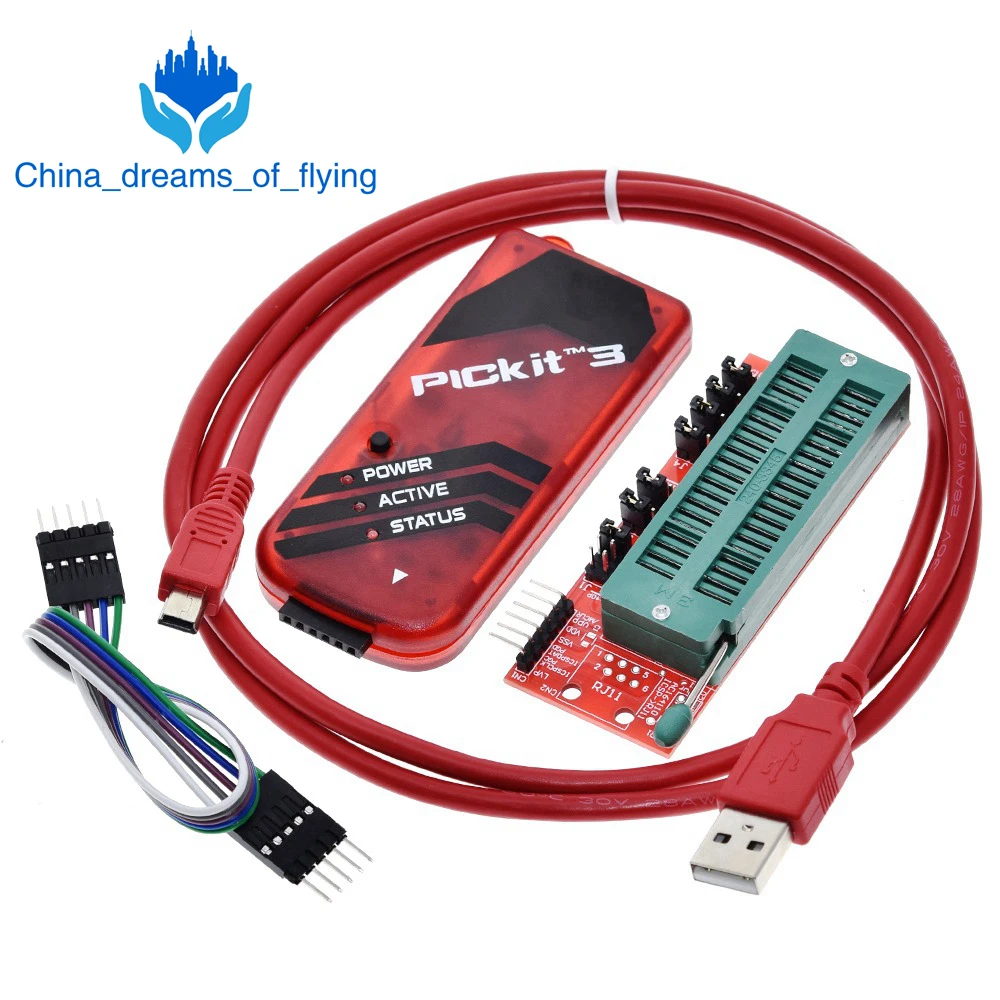 Программатор TZT PICKIT3 PIC KIT3 PICKIT 3 программирование в автономном режиме