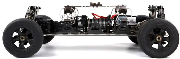 1/5 ROFUN ES5 4WD BER 2 4G светодиодный экран трехканальный пульт дистанционного