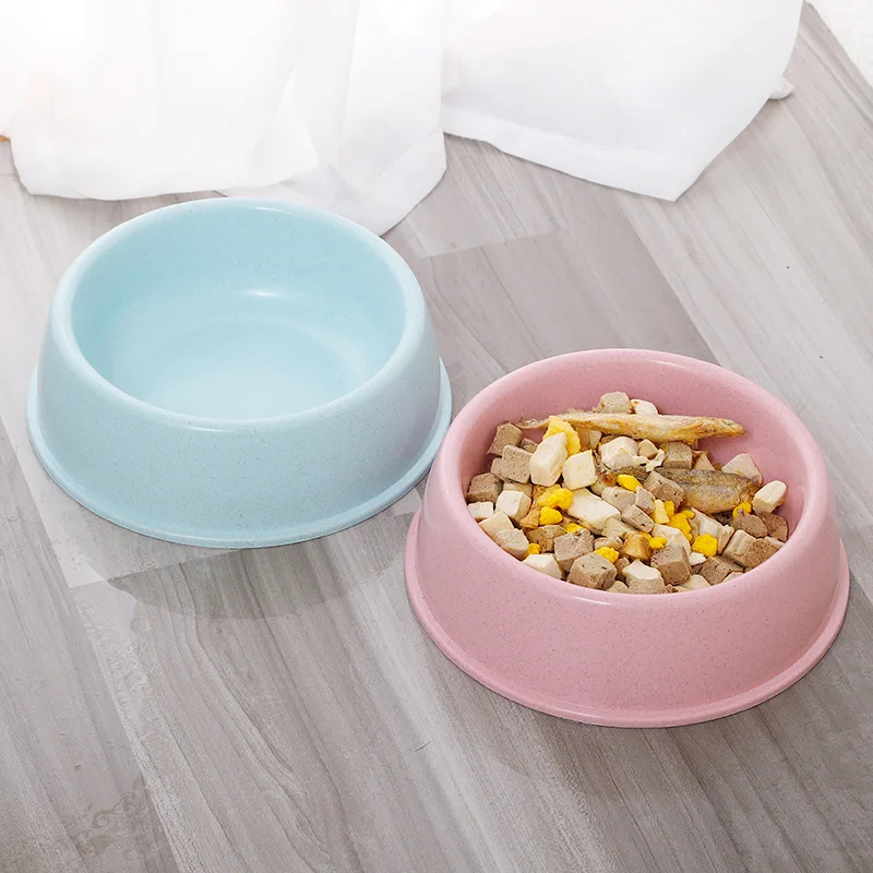 1 шт. миска для домашних животных из пшеничной соломы кормления кошек и собак