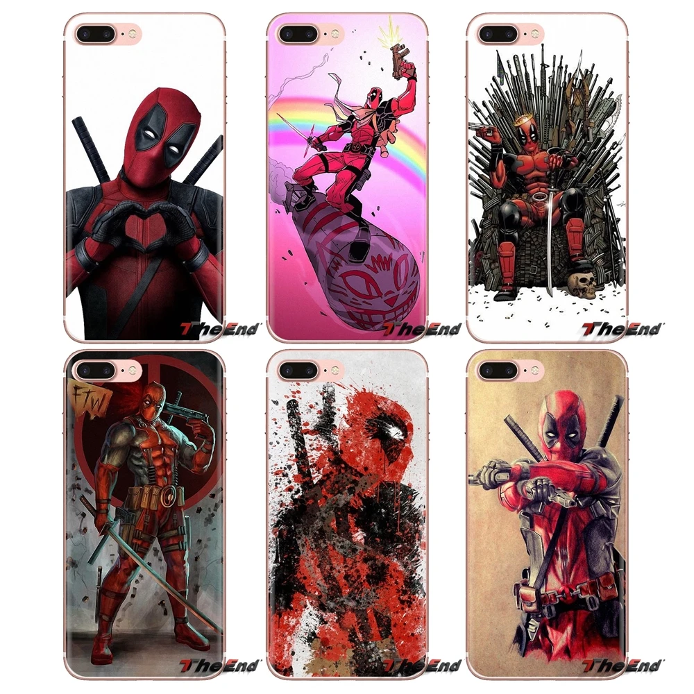 Силиконовый кожаный чехол для телефона крутой Дэдпул из Вселенной Марвел LG G3 G4