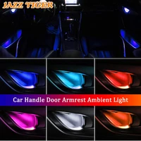 4pcs ambient light car interior inner door bowl handle armrest light atmosphere light for mercedes benz w204 w205 w211 w212 w221