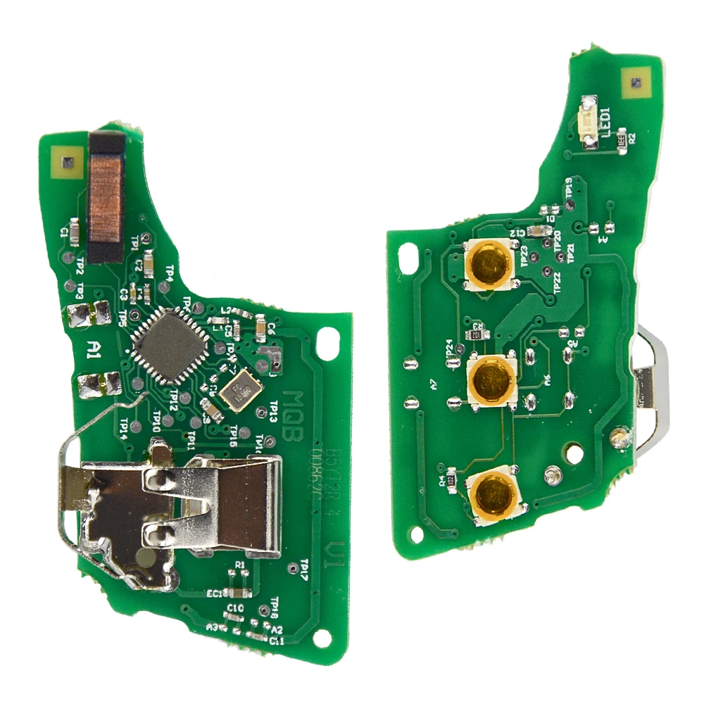 Модифицированный дистанционный Автомобильный ключ Okeytech 3 кнопки 433 МГц для VOLKSWAGEN